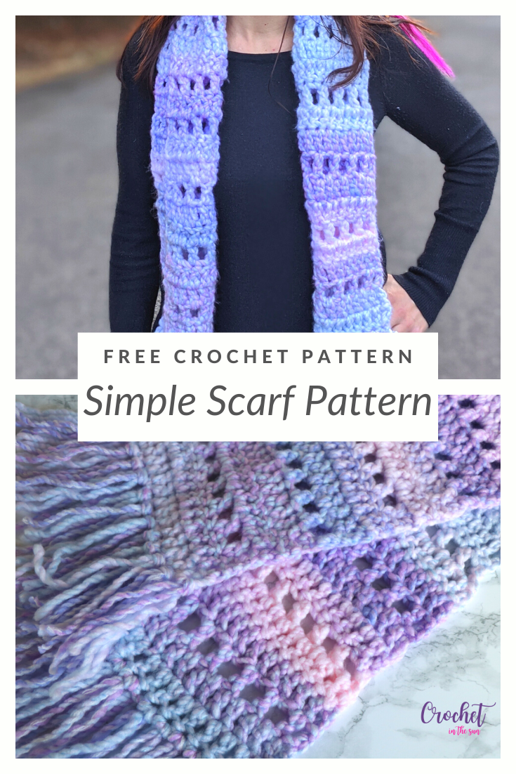 Crochet scarf deals patterns for beginners