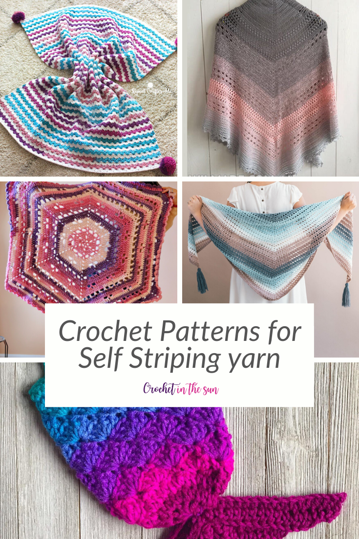 Free Crochet Patterns for Self-striping Yarn - Crochet For You