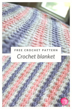 Corner to corner striped blanket for spring. Free crochet pattern & c2c ...