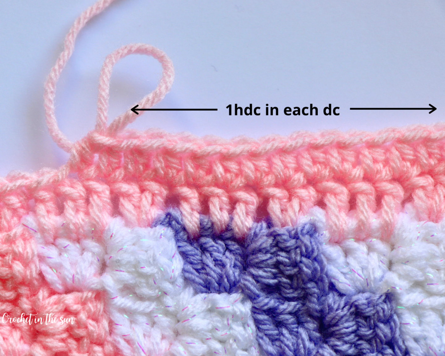 Learn how to crochet a border on this C2C blanket or corner to corner blanket. Great ideas for crochet blanket border.