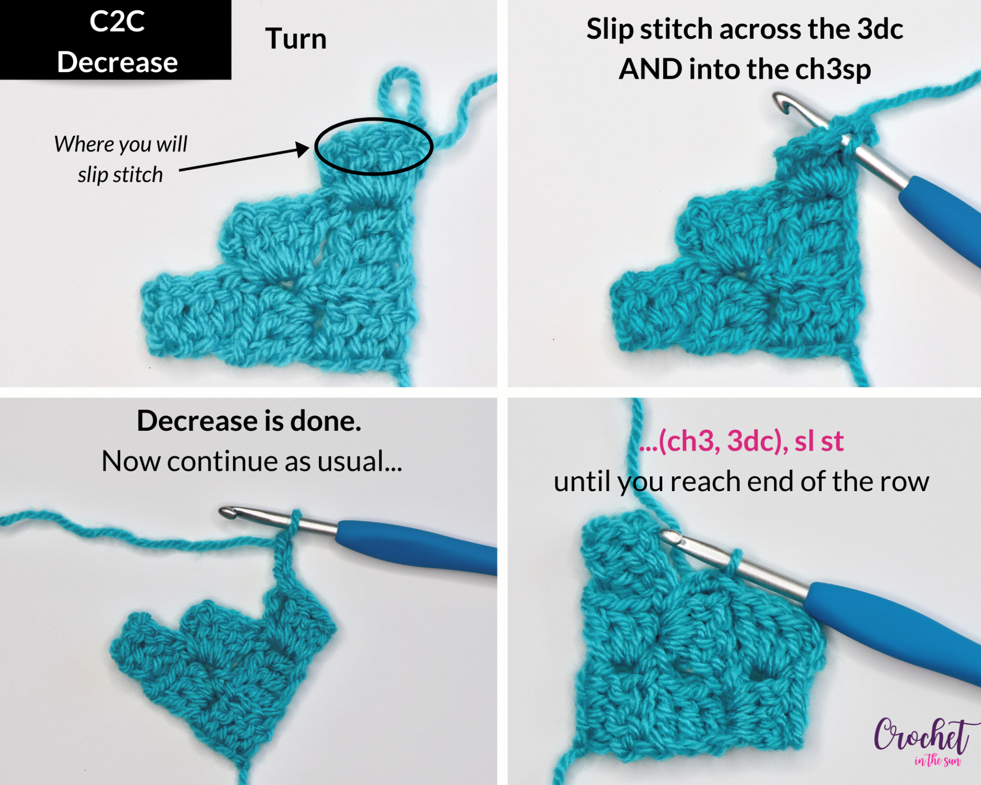 Corner to store corner crochet