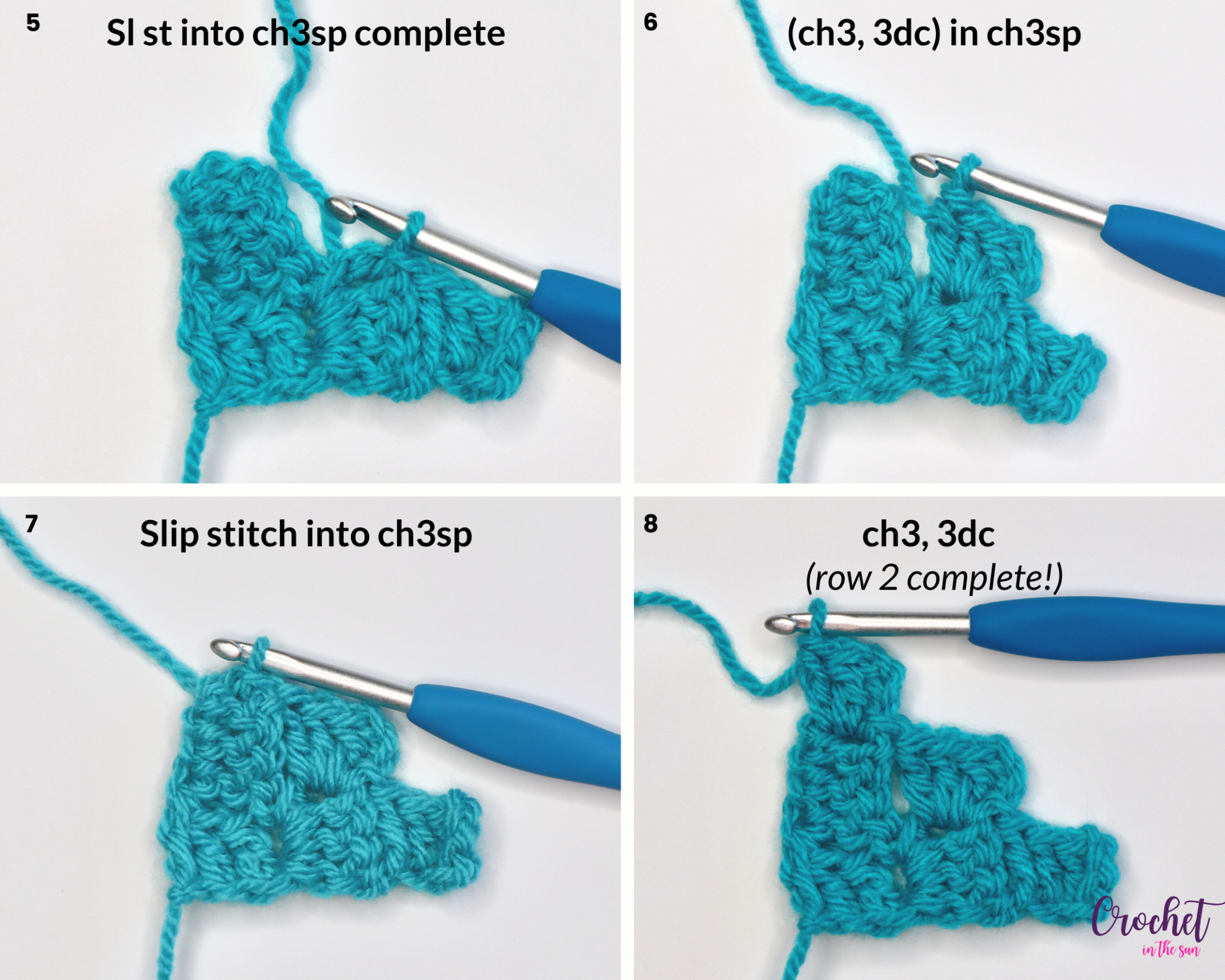 Learn how to corner to corner crochet (photo 5 of 5). This provides a clear, step-by-step photo tutorial for the c2c stitch (corner to corner stitch). This stitch is easy to learn and is beginner friendly. Learn how to crochet! There are so many c2c project ideas you will be able to complete!