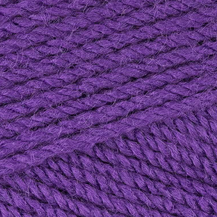 Paintbox Simply Aran Yarn in Purple Pansy. This was used in this Corner to Corner crochet project