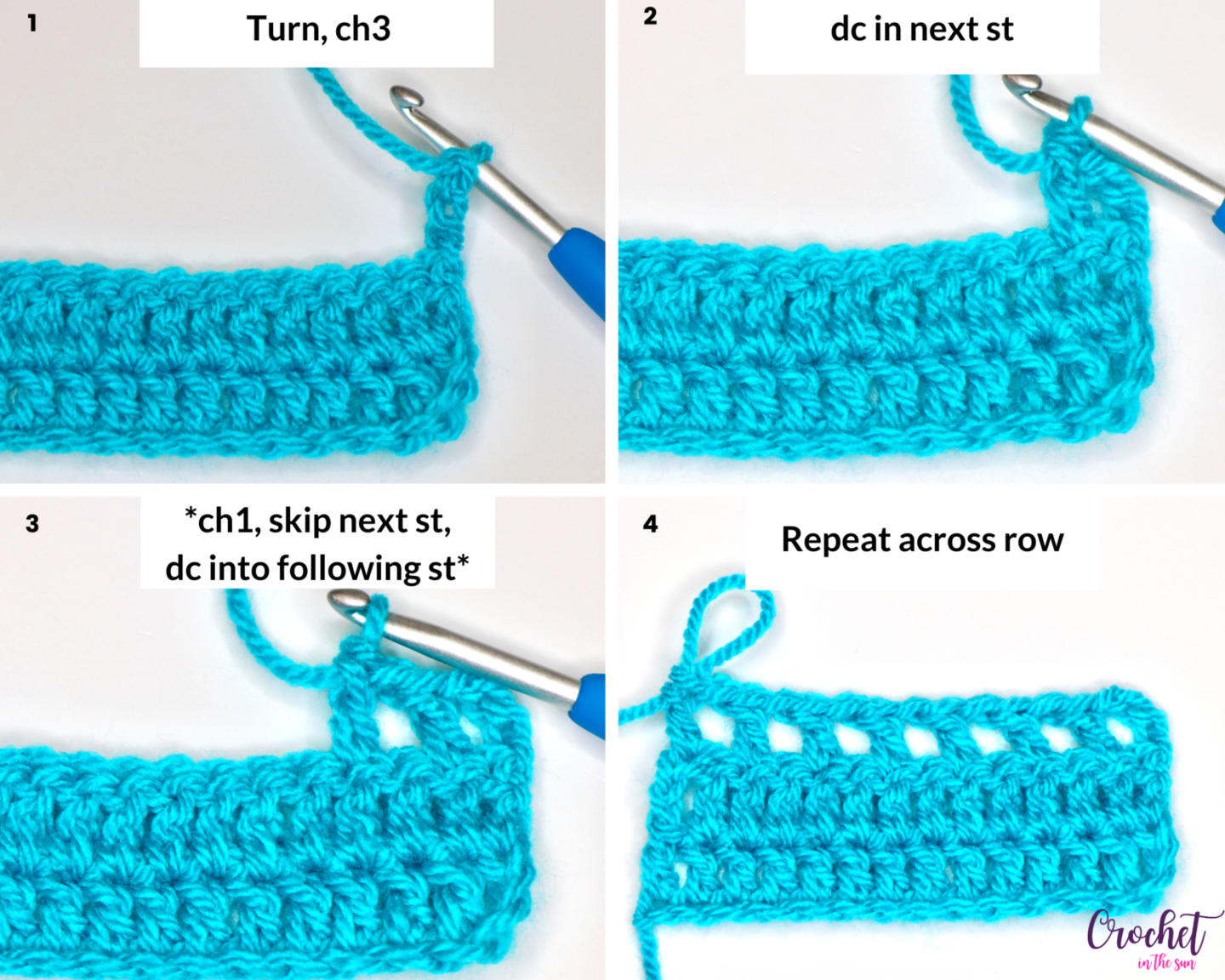 FREE and easy crochet project. This features my 'Open Windows' stitch which is an easy stitch repeat, and works up to be so beautiful! This is the progress after Row 4. Beginner friendly and free crochet pattern!