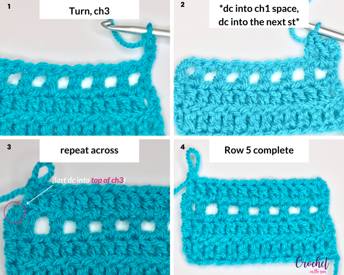 Free and easy crochet project. This features my 'Open Windows' stitch which is an easy stitch repeat, and works up to be so beautiful! This is the progress after Row 5. Beginner friendly and FREE crochet pattern!