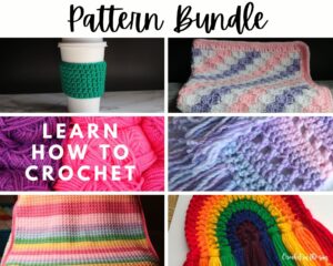 6 easy and beginner friendly crochet patterns! Each pattern has a photo tutorial so its easy to follow.