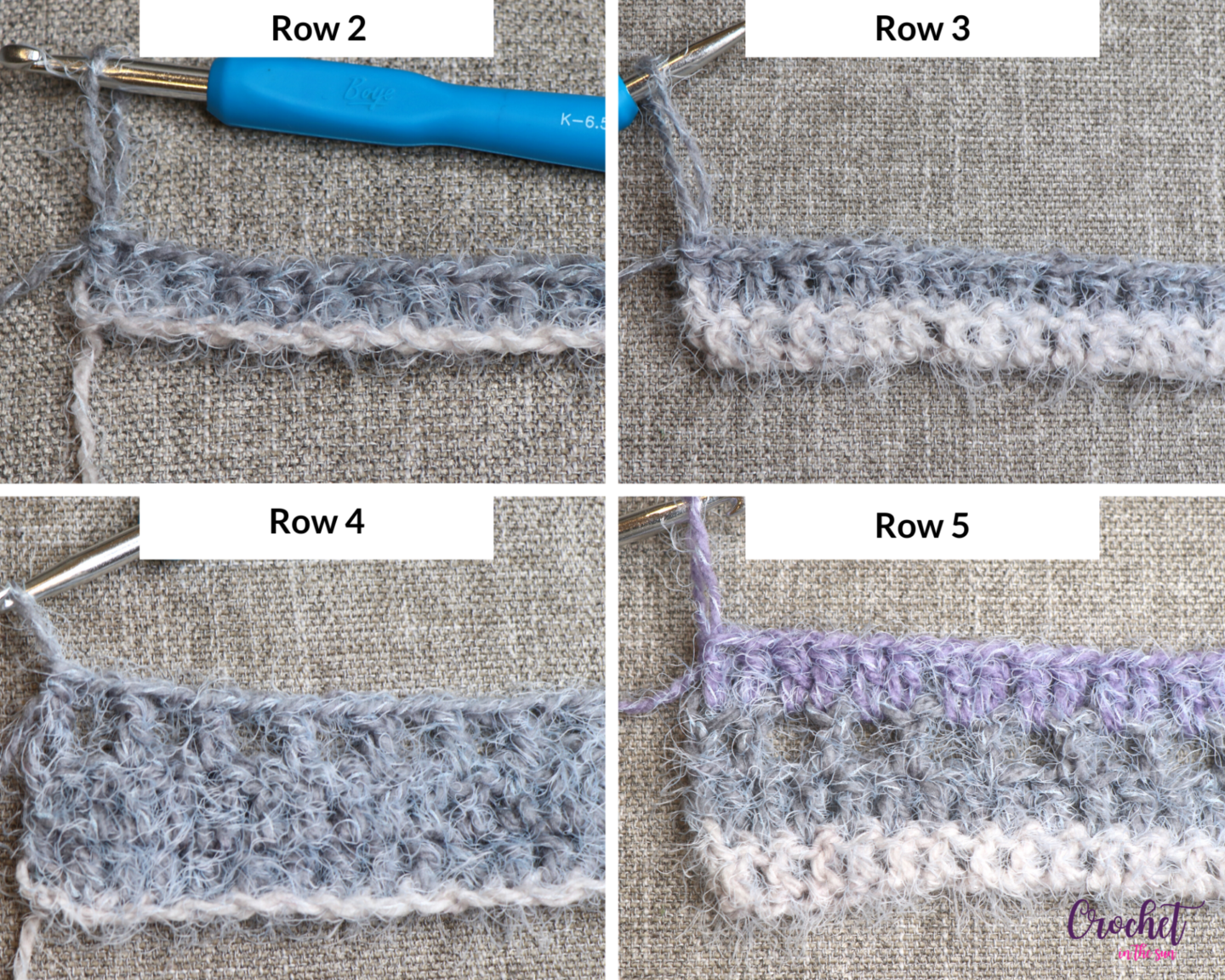 Free and easy crochet scarf project. Quick crochet scarf pattern