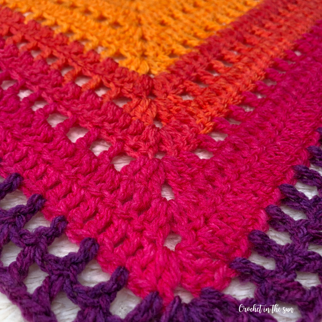 FREE easy crochet blanket pattern. Beginner friendly. Make your own Open Windows crocheted blanket!