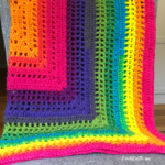 Easy crochet blanket pattern. Beginner friendly. Includes a photo tutorial and written pattern. Make your own Open Windows crocheted blanket!