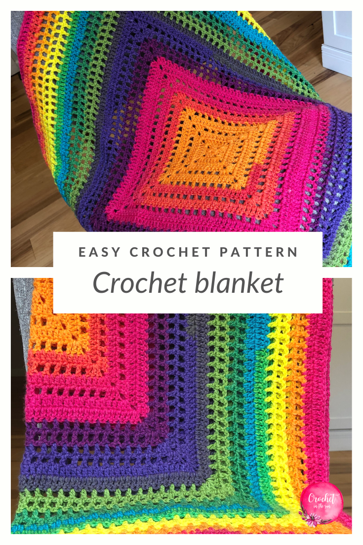 Check out this easy and free crochet blanket pattern. Beginner friendly. Includes a clear photo tutorial and written pattern. Make your own Open Windows crocheted blanket!
